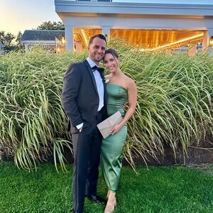 Strapless Satin Sculpt Maxi Dress